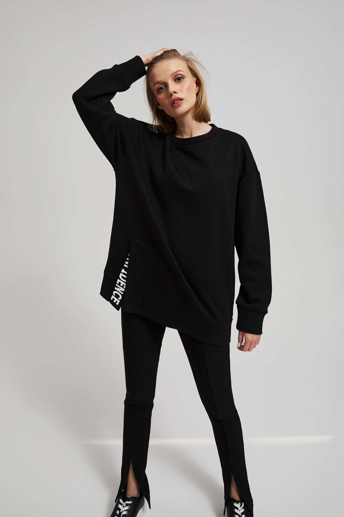 Oversize mikina s nápisem