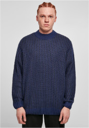 Oversized dvoubarevný svetr tmavě modrá/midnightnavy