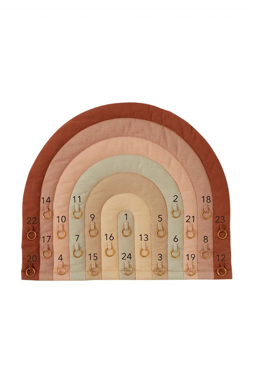 OYOY  Adventní kalendář pro děti  Rainbow Christmas Calendar
