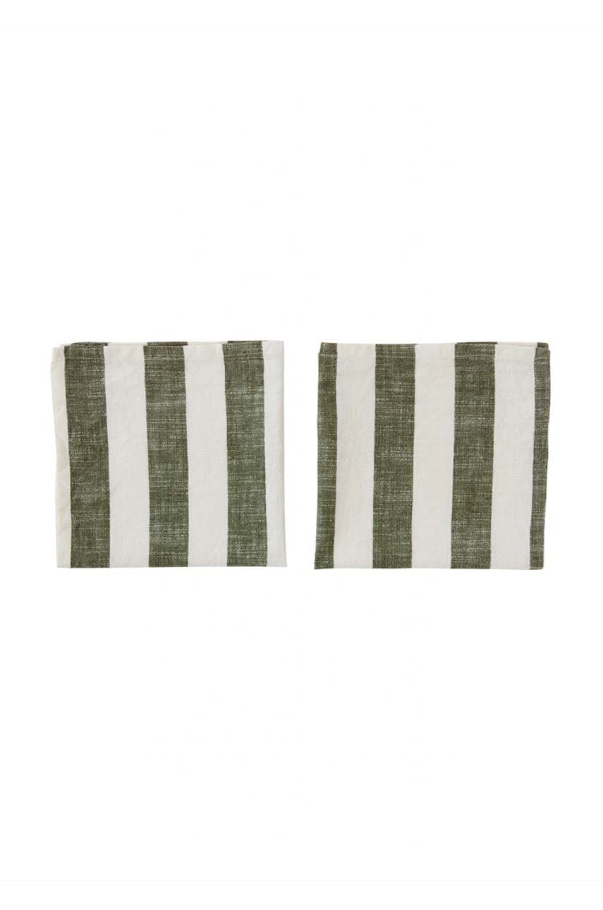 OYOY  Sada bavlněných ubrousků  Striped Napkin 2-pack