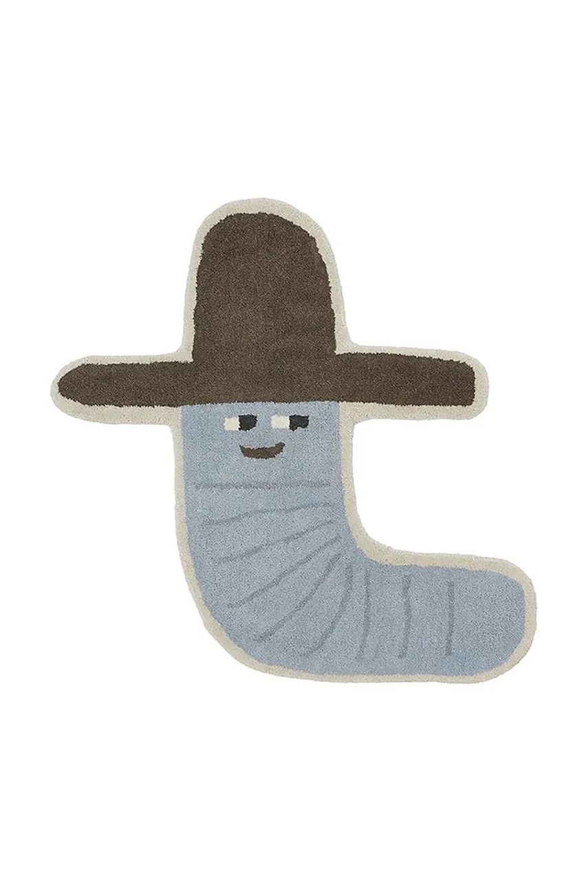 OYOY  Vlněný kobereček  Calle Cowboy 85 x 82 cm