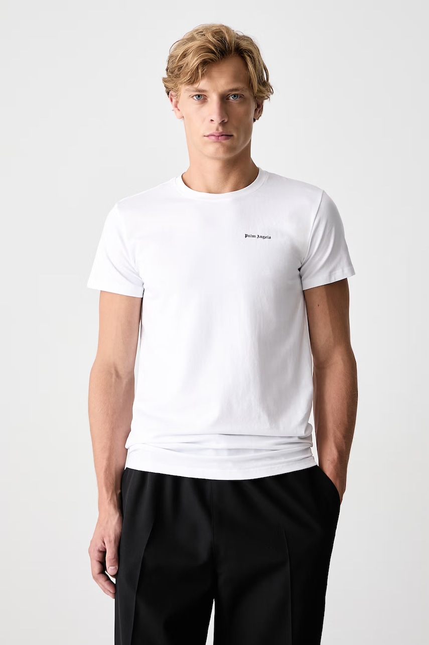 Palm Angels  basic tričko pánské bavlněné s elastanem