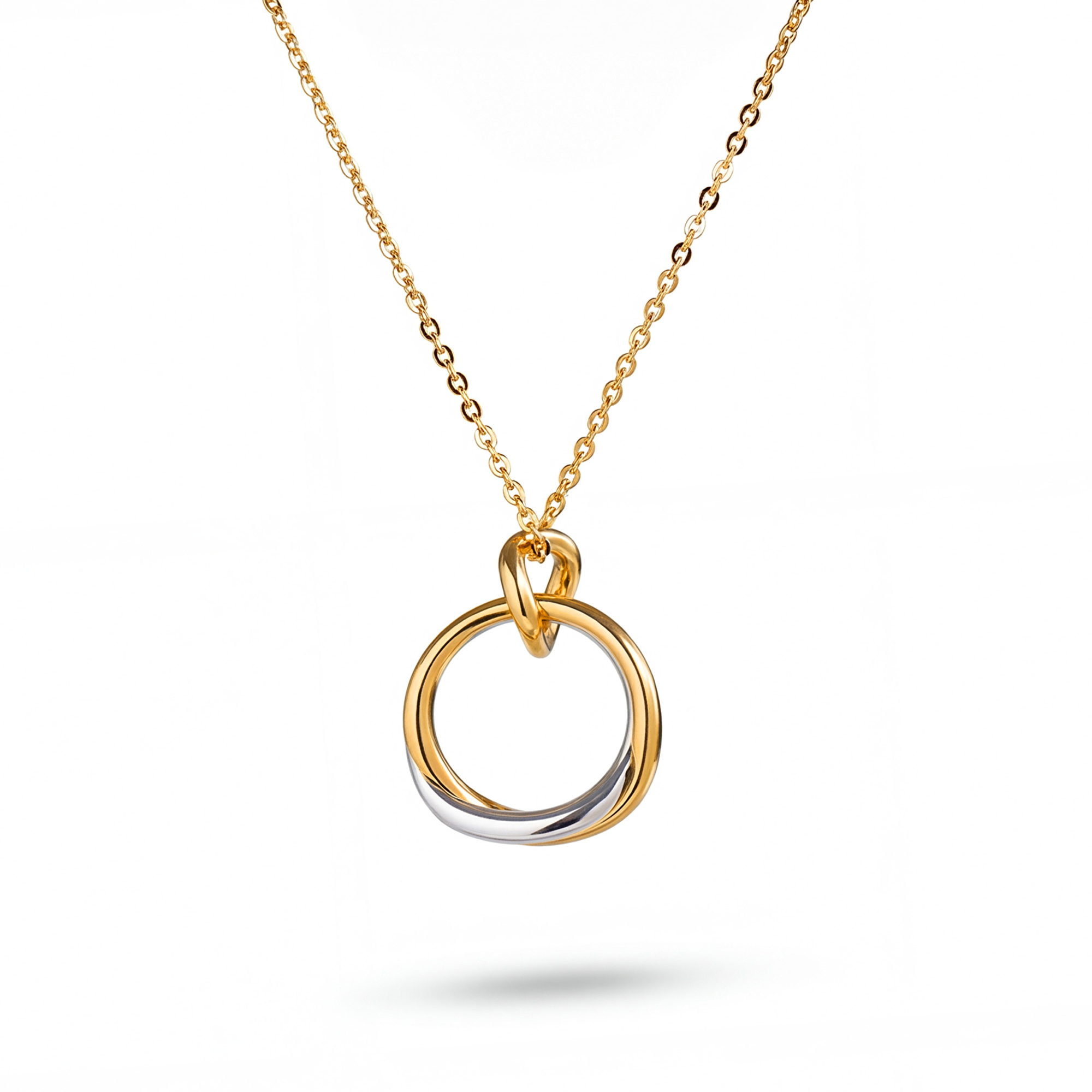 Pandora Elegantní bicolor náhrdelník Shine Essence 363882C00 45 cm