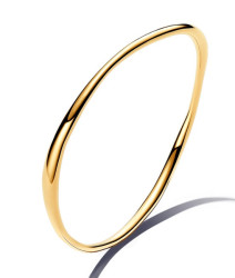 Pandora Pevný pozlacený náramek Shine Essence 563317C00 19 cm
