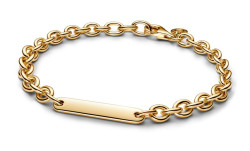 Pandora Pozlacený článkový náramek Shine Moments 569523C00 20 cm