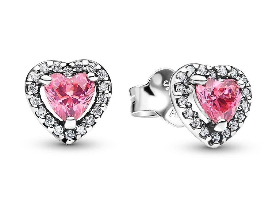 Pandora Romantické srdíčkové náušnice Timeless 298427C02