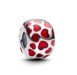 Pandora Romantický klipový korálek se srdíčky Moments 793679C01