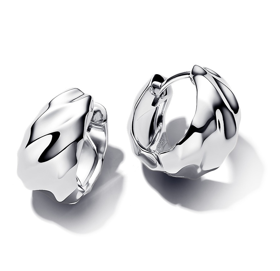 Pandora Stříbrné kruhové náušnice Essence 293874C00