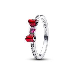 Pandora Stříbrný prsten Sněhurčina mašle Disney 193652C01 48 mm