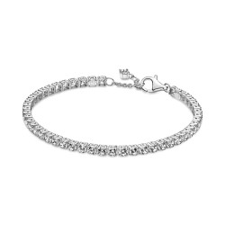 Pandora Tenisový stříbrný náramek se zirkony Timeless 591469C01 20 cm