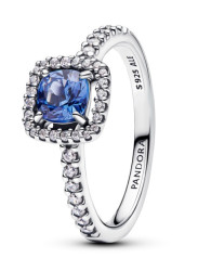 Pandora Třpytivý stříbrný prsten pro ženy Timeless 193555C01 52 mm