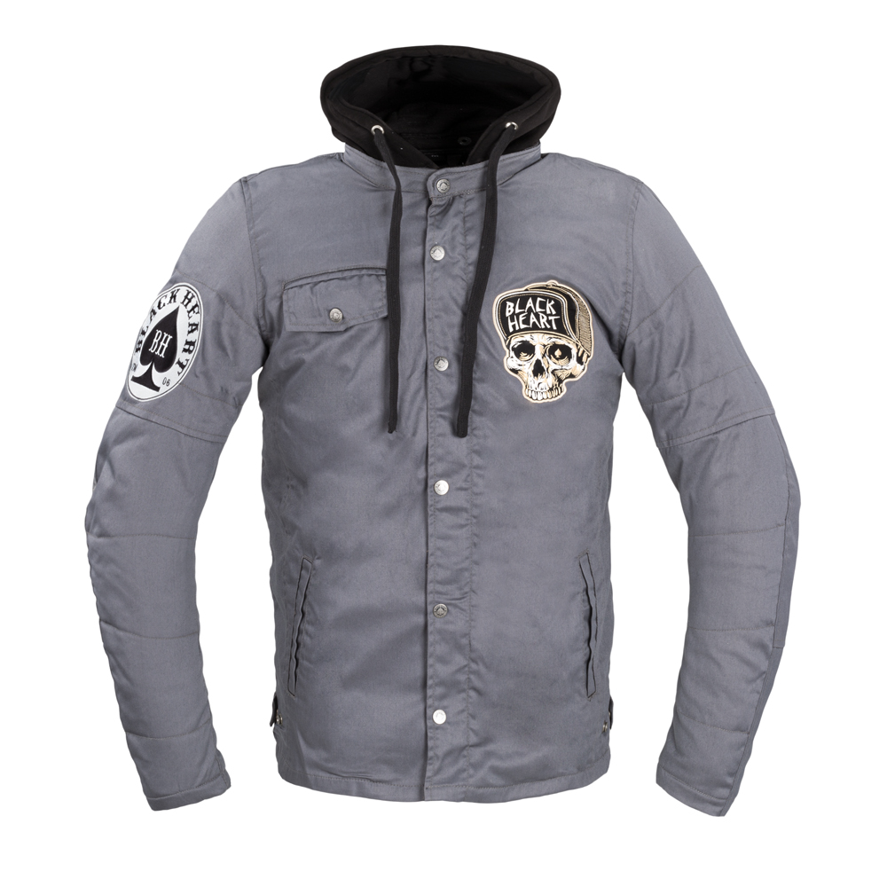 Pánská bunda W-TEC Black Heart Garage Built Jacket tmavě šedá S