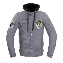 Pánská bunda W-TEC Black Heart Garage Built Jacket tmavě šedá S