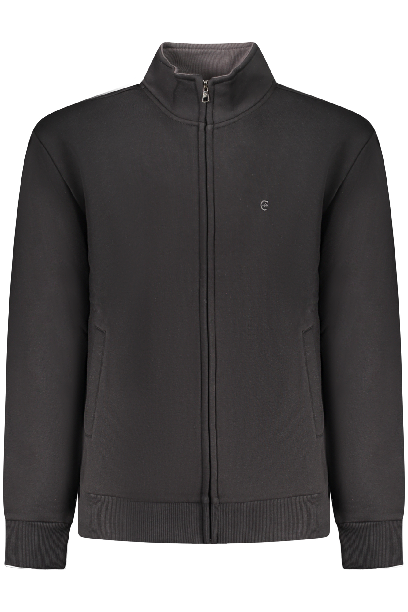 Pánská černá mikina na zip COVERI MOVING