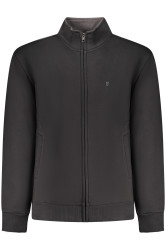 Pánská černá mikina na zip COVERI MOVING