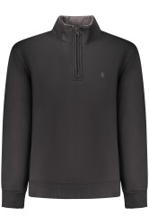 Pánská černá mikina na zip COVERI MOVING