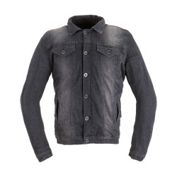 Pánská jeansová letní moto bunda W-TEC Lenny černá XXL