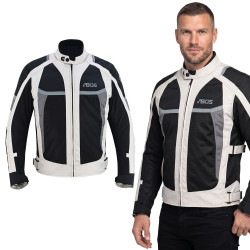 Pánská letní moto bunda BOS Libera Gray M