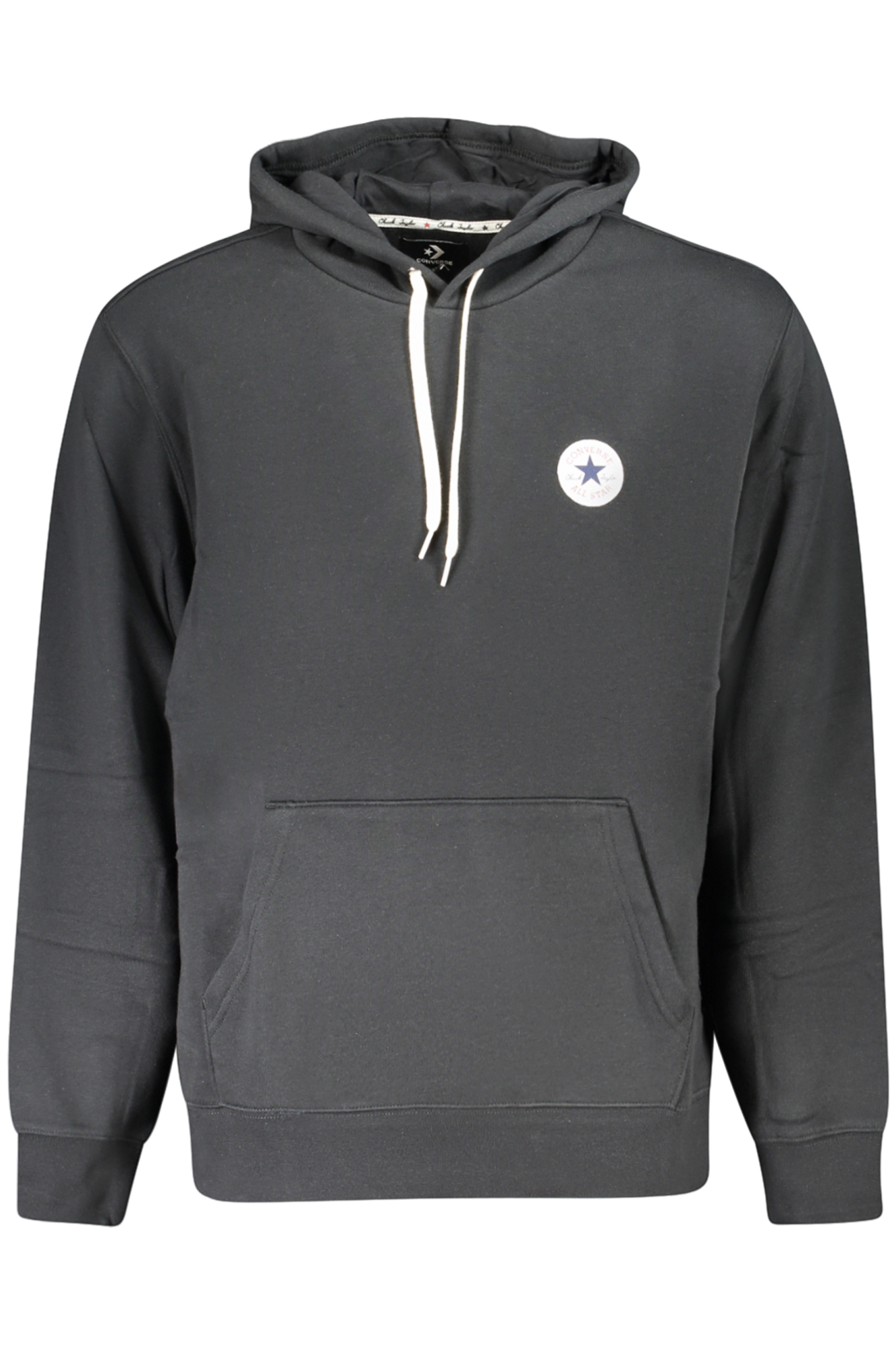 Pánská mikina Converse na zip, černá