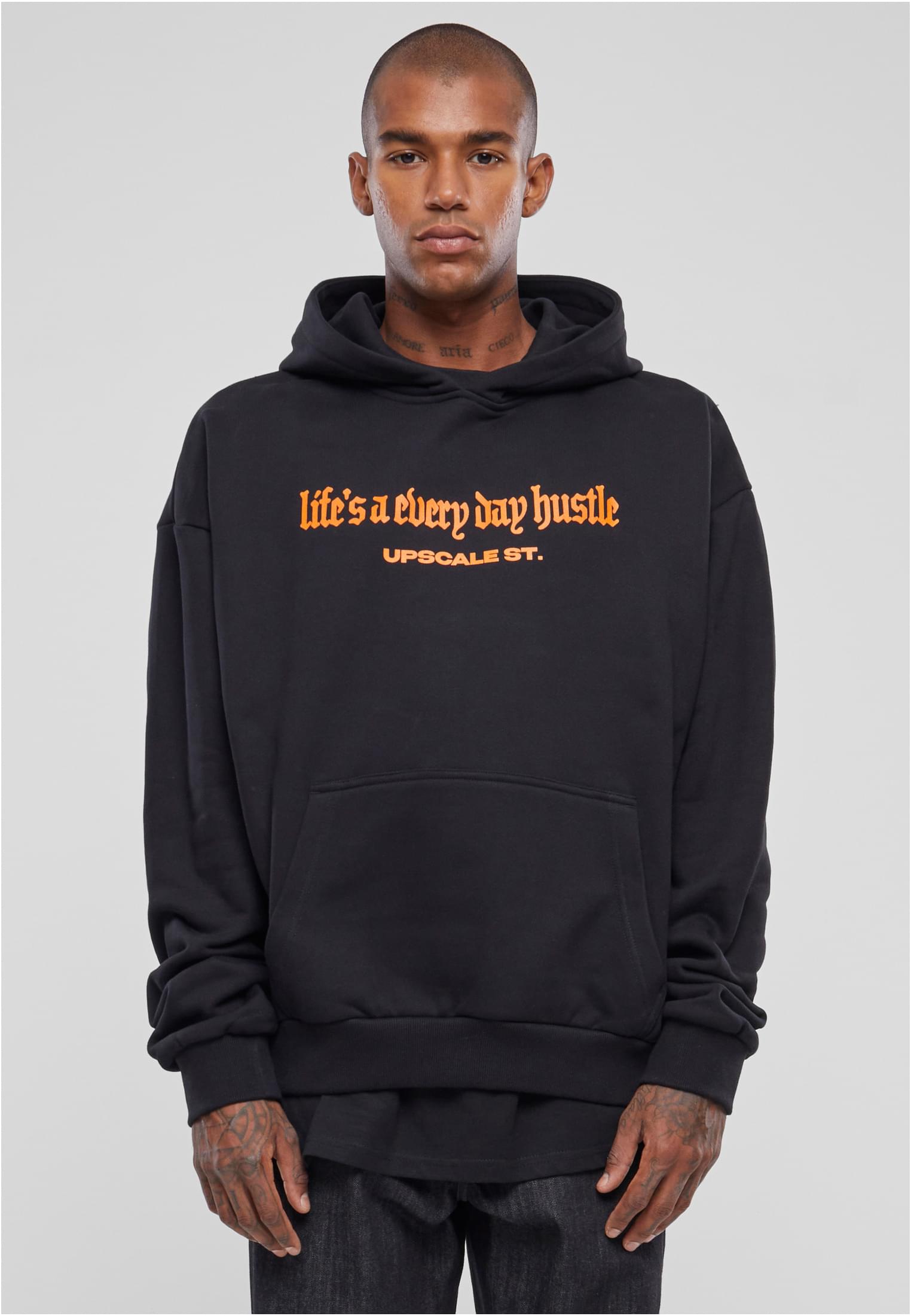 Pánská mikina Hustle Oversize černá