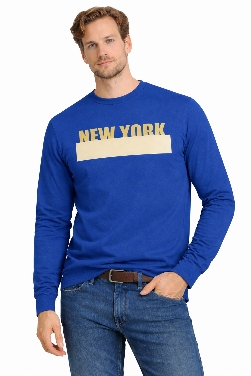 Pánská mikina Jumper - Modrá