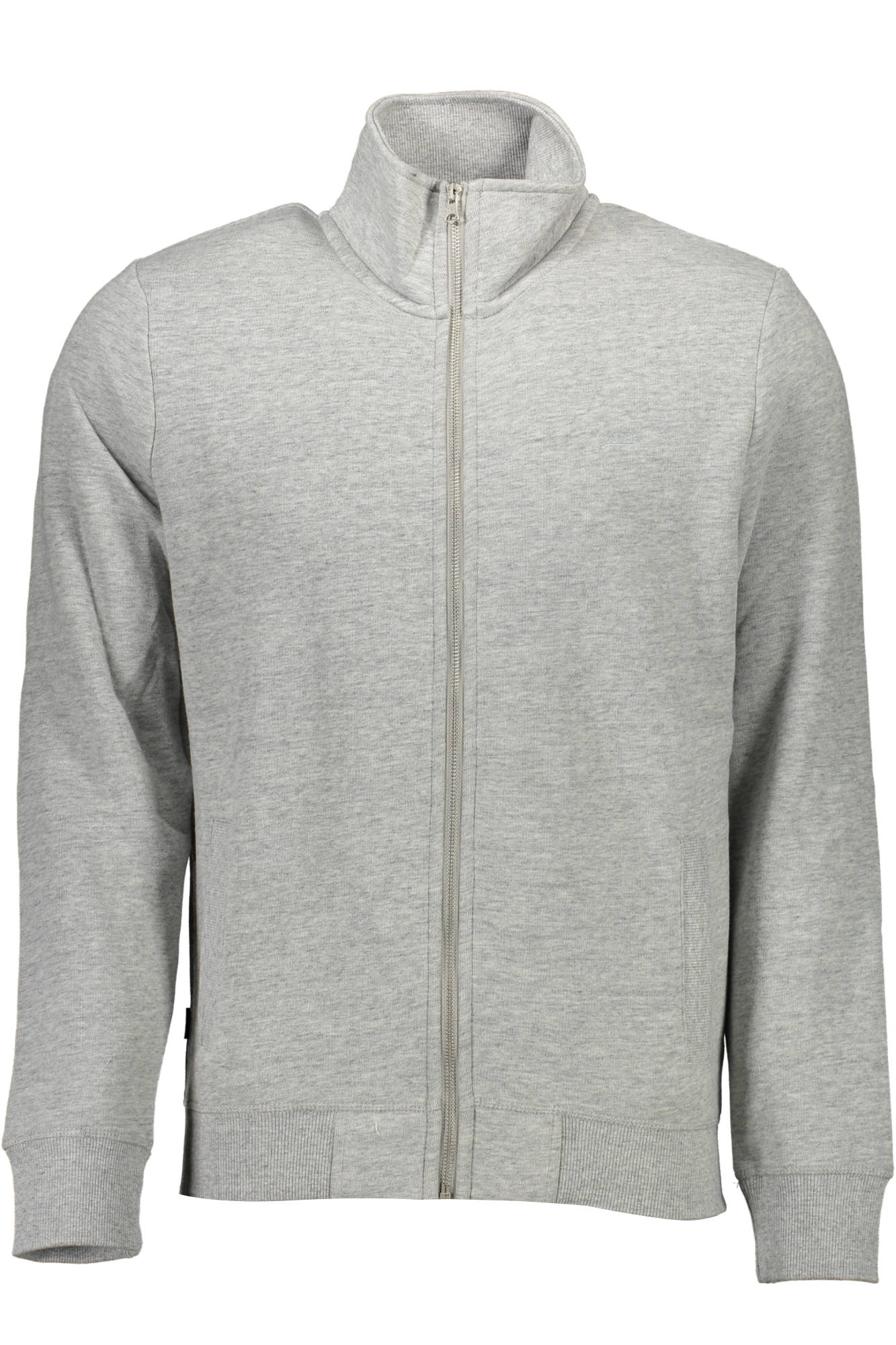 Pánská mikina na zip Superdry šedá