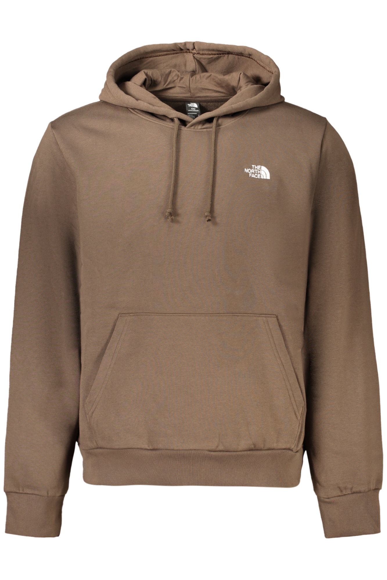 Pánská mikina na zip The North Face, hnědá