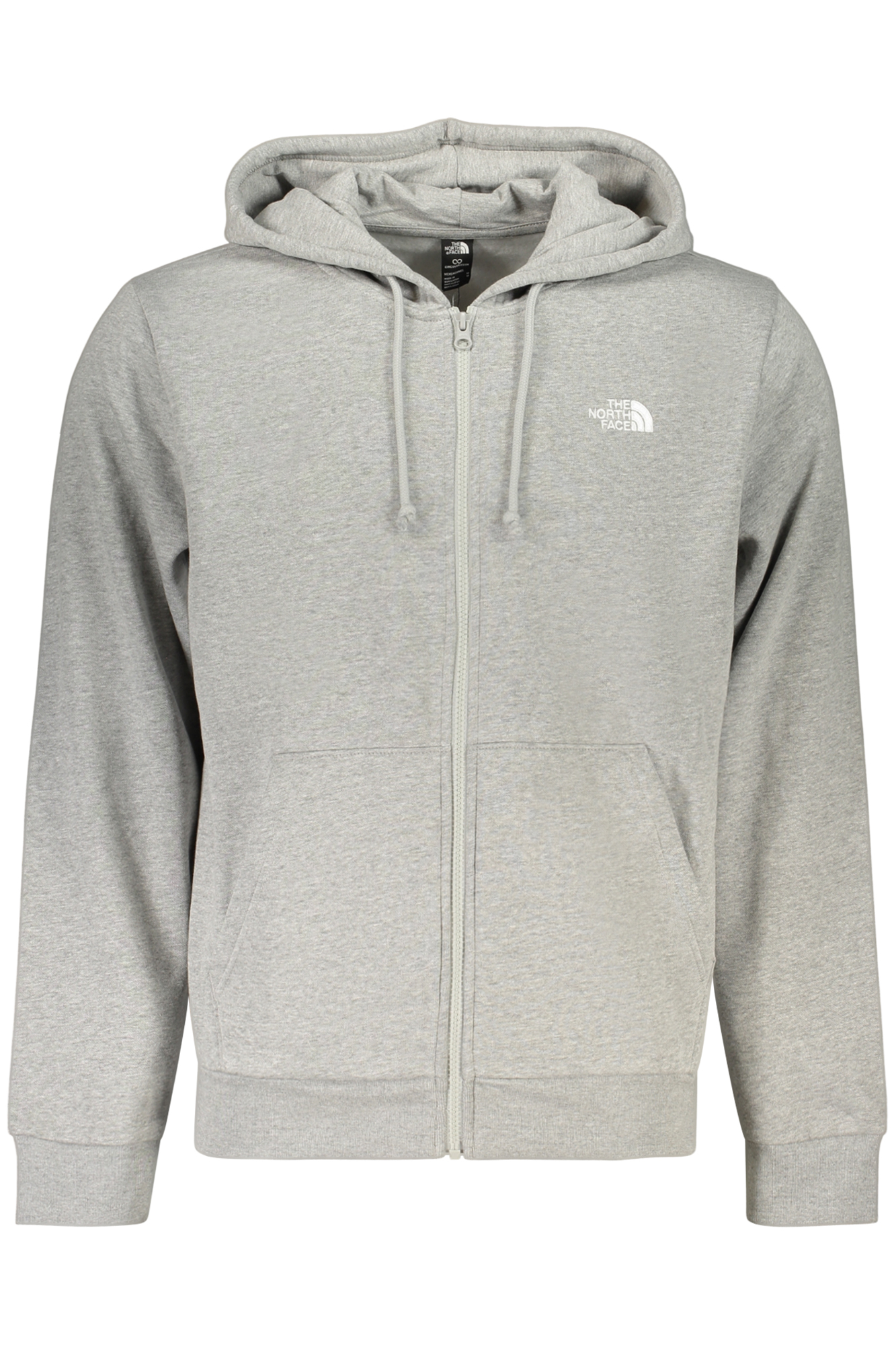 Pánská mikina THE NORTH FACE se zipem šedá