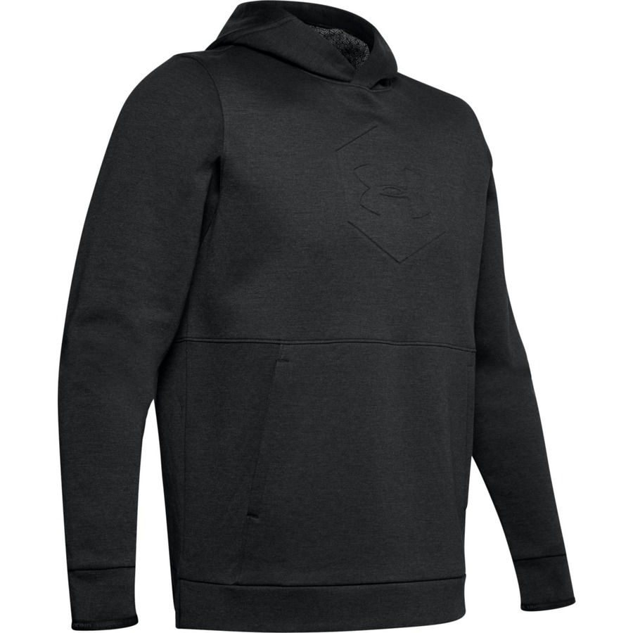 Pánská mikina Under Armour Athlete Recovery Fleece Graphic Hoodie  Black  XL