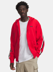 Pánská mikina Under Armour UA Icon Heavy Rib FZ-RED - Pánské