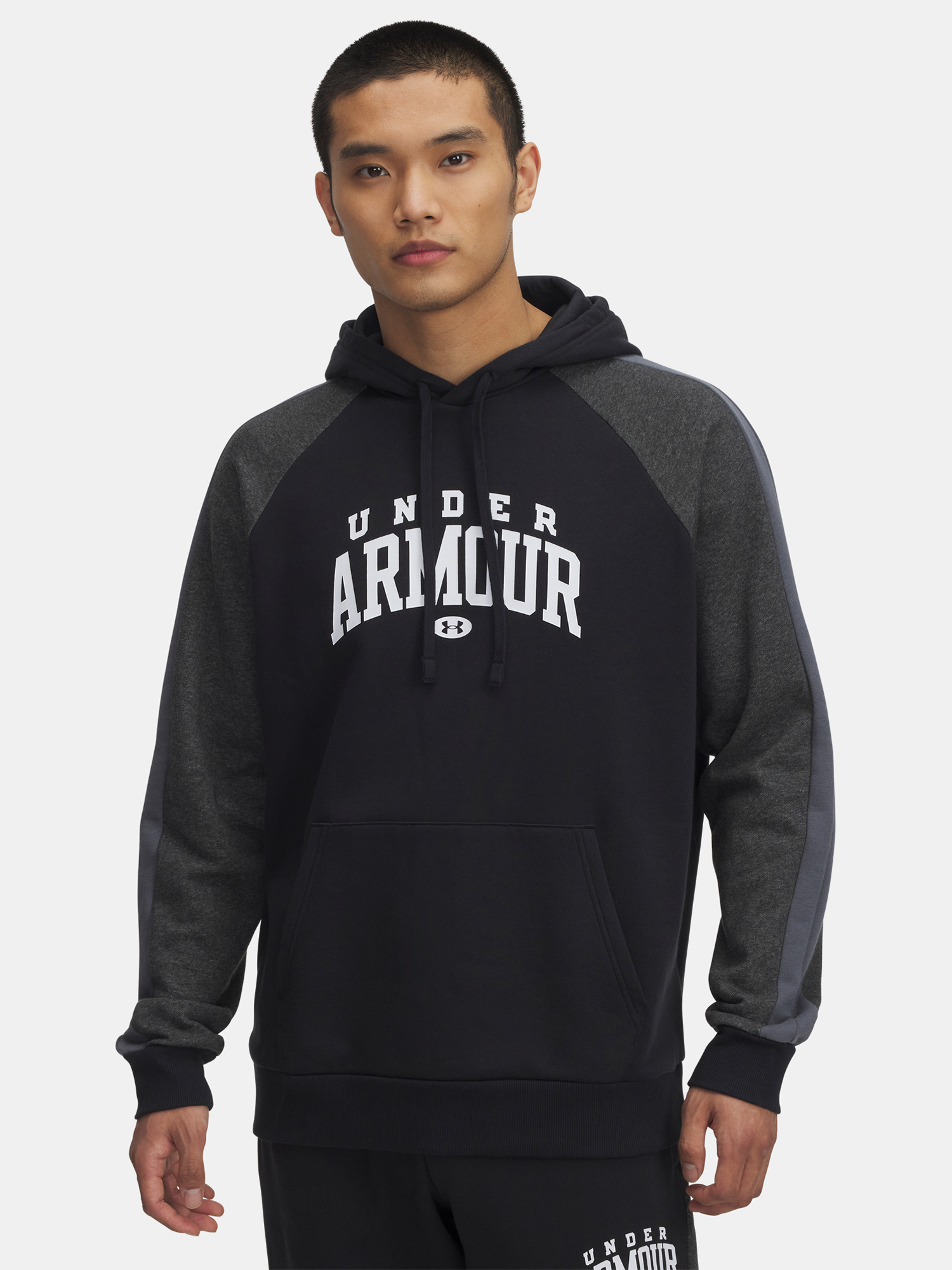 Pánská mikina Under Armour UA Rival Flc CB Hood-BLK - Pánské