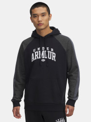 Pánská mikina Under Armour UA Rival Flc CB Hood-BLK - Pánské