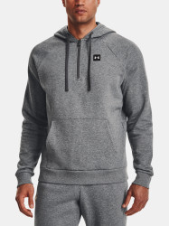 Pánská mikina Under Armour UA Rival Fleece 1/2 Zip HD-GRY - Pánské