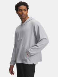 Pánská mikina Under Armour UA Rival Waffle Hoodie-GRY - Pánské