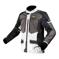 Pánská moto bunda LS2 Norway Black Grey Yellow černá/šedá/žlutá 4XL