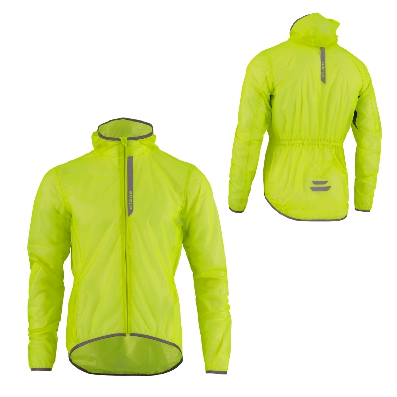 Pánská pláštěnka Etape Vento žlutá fluo M