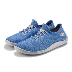 Pánské barefoot boty Brubeck Merino light blue/grey 40