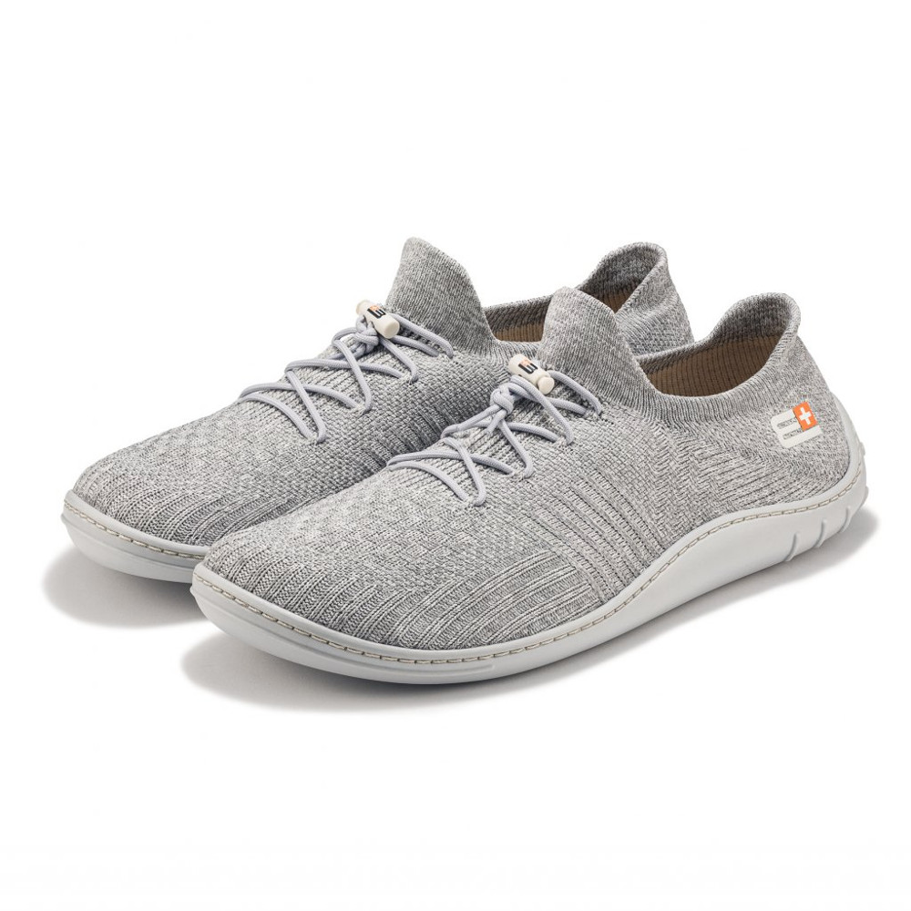 Pánské barefoot boty Brubeck Merino Light Grey 44