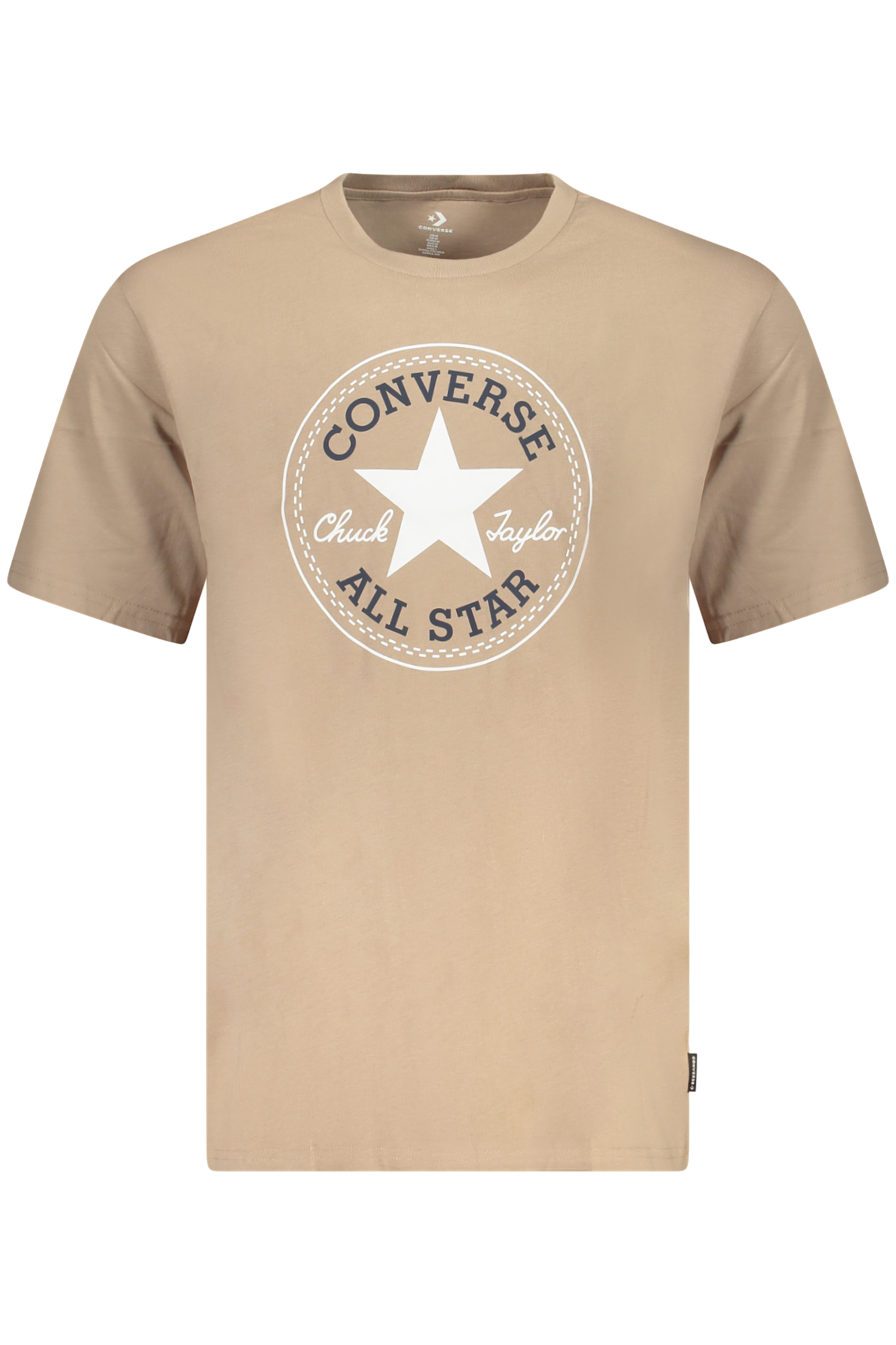 Pánské béžové tričko s krátkým rukávem Converse