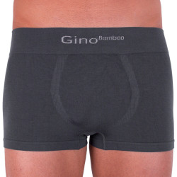 Pánské boxerky Gino bezešvé bambusové šedé