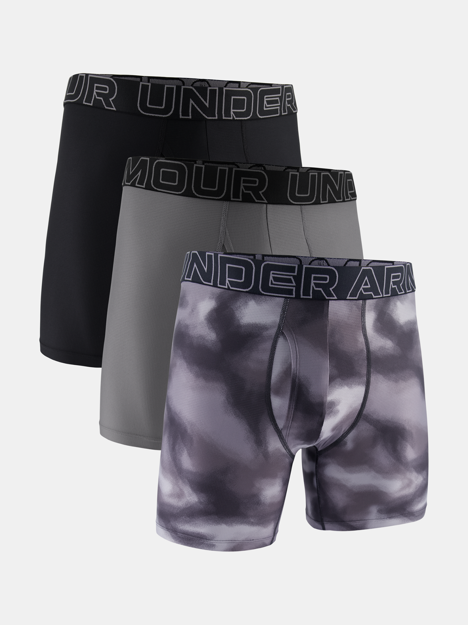 Pánské boxerky Under Armour M UA Perf Tech Mesh 6in - 3pk - Pánské