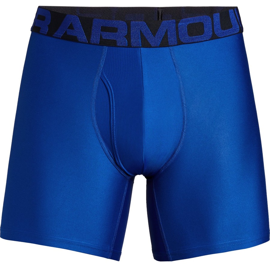 Pánské boxerky Under Armour Tech 6in 2 Pack Royal S