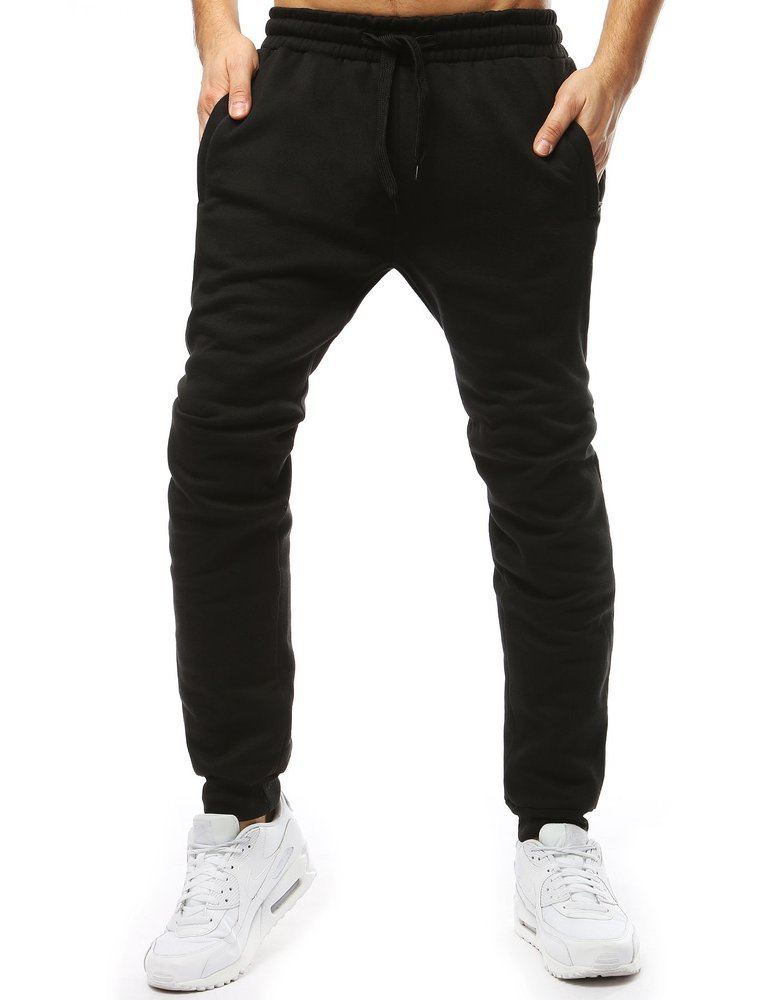 Pánské černé jogger tepláky Dstreet