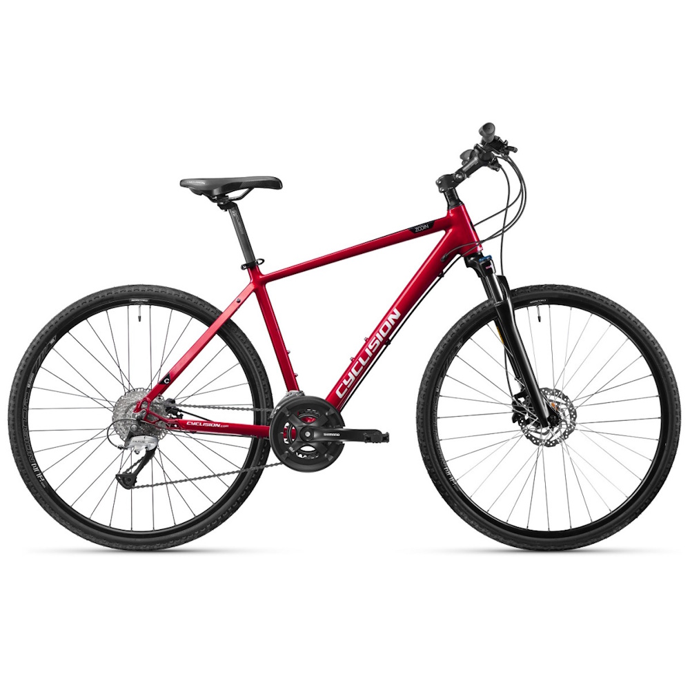 Pánské crossové kolo Cyclision Zodin 3 MK-II 28" M/S (17", 150-170 cm) Red Soul