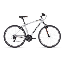 Pánské crossové kolo KELLYS Cliff 30 28" 10.0 L (21", 175-190 cm) Chrome Grey
