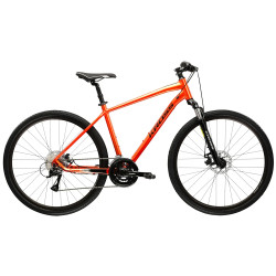 Pánské crossové kolo Kross EVADO 3.0 28" Gen 007 M (19", 168-180 cm) oranžová/černá/lesk