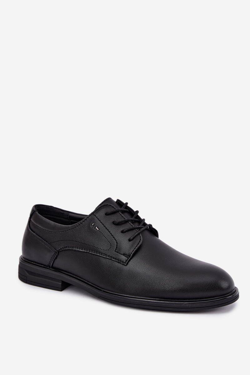 Pánské elegantní černé společenské boty Evento