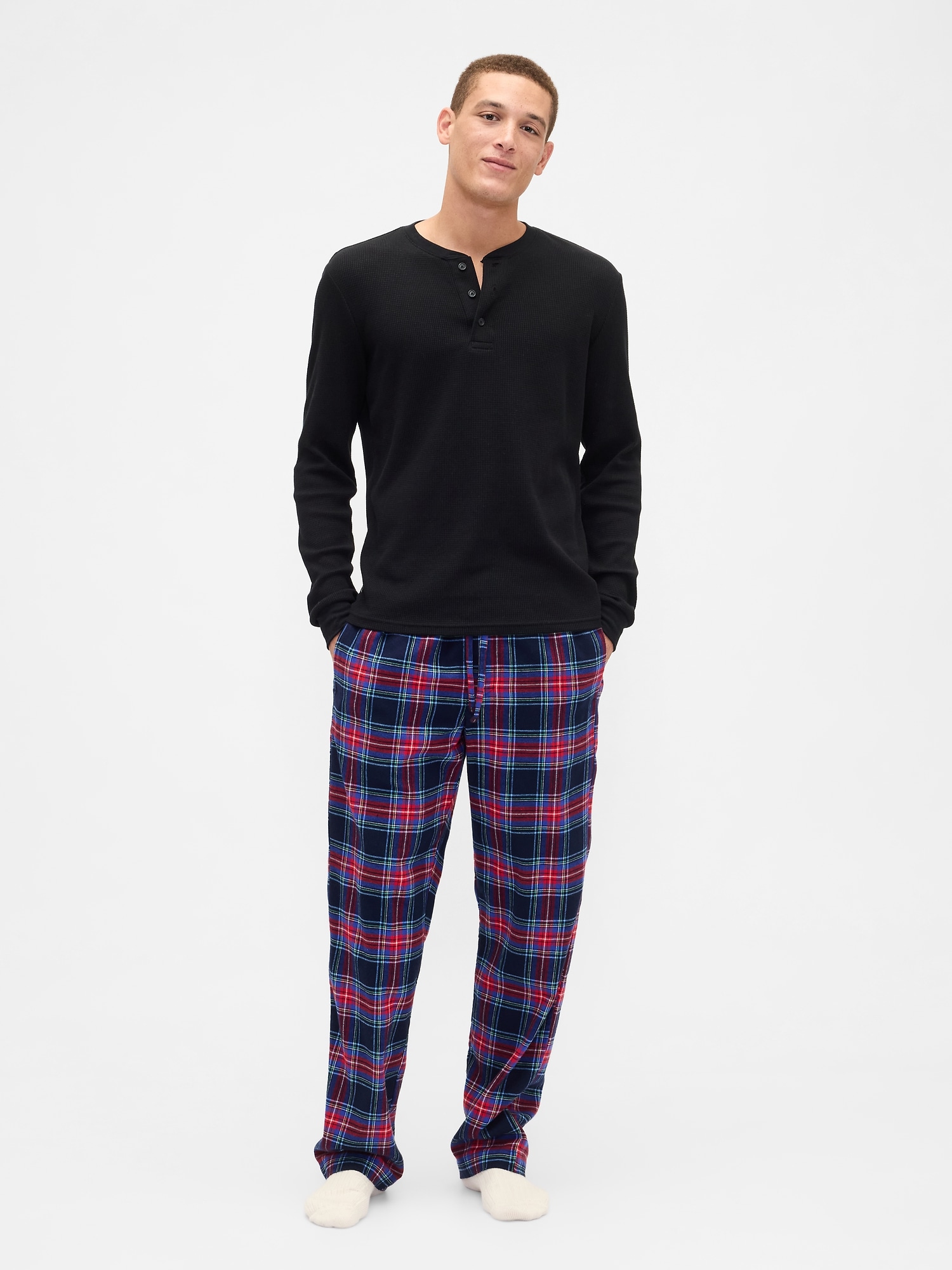 Pánské flanelové pyžamové kalhoty GAP