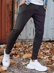 Pánské kalhoty černé Dstreet