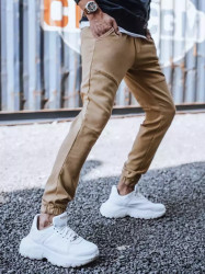 Pánské kalhoty kamelové Dstreet